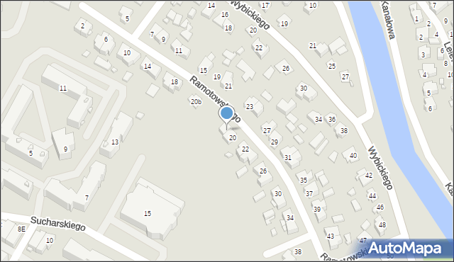 Augustów, Ramotowskiego-Wawra Konstantego, 20D, mapa Augustów