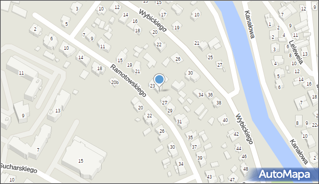 Augustów, Ramotowskiego-Wawra Konstantego, 25, mapa Augustów