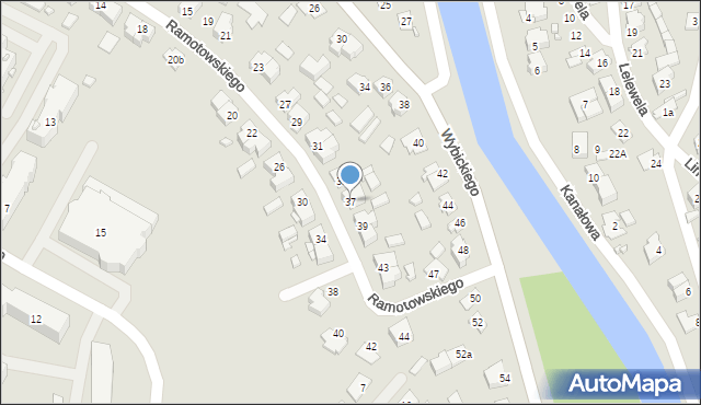 Augustów, Ramotowskiego-Wawra Konstantego, 37, mapa Augustów
