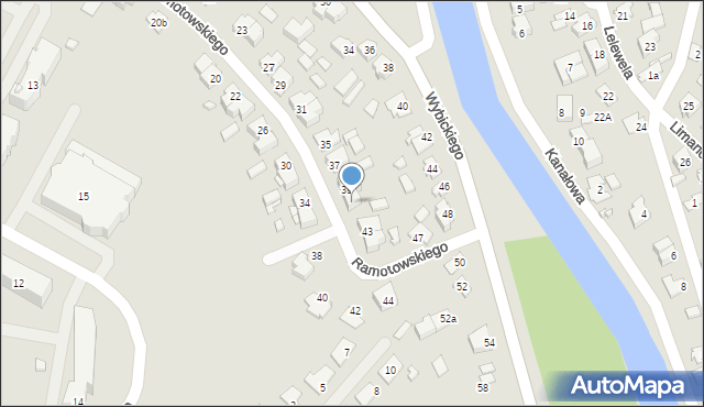 Augustów, Ramotowskiego-Wawra Konstantego, 41, mapa Augustów