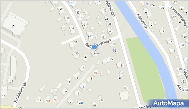 Augustów, Ramotowskiego-Wawra Konstantego, 44, mapa Augustów