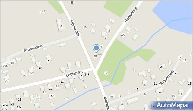 Biłgoraj, Radzięcka, 5, mapa Biłgoraj