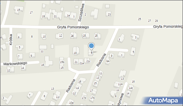 Bojano, Radosna, 6, mapa Bojano