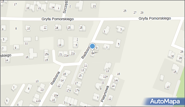 Bojano, Radosna, 9A, mapa Bojano