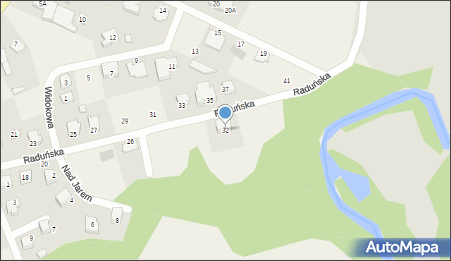 Borkowo, Raduńska, 32, mapa Borkowo