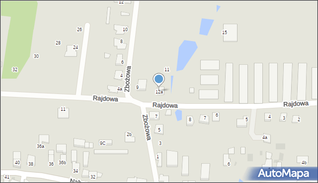 Brzeg Dolny, Rajdowa, 12a, mapa Brzeg Dolny