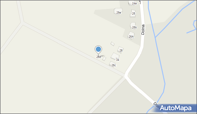 Charłupia Mała, Radzymińskiego, ks., 26d, mapa Charłupia Mała