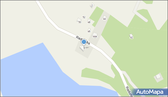 Chmielno, Raduńska, 3, mapa Chmielno