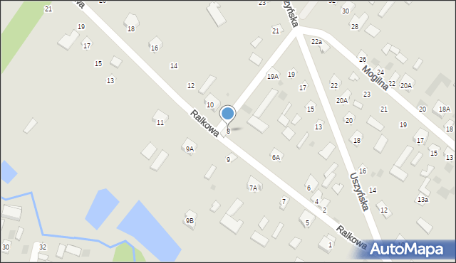 Ciechanowiec, Ralkowa, 8, mapa Ciechanowiec