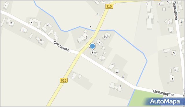 Ciechowice, Raciborska, 3, mapa Ciechowice