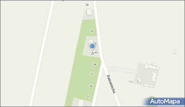 Czarna Wieś Kościelna, Ratowiecka, 2d, mapa Czarna Wieś Kościelna