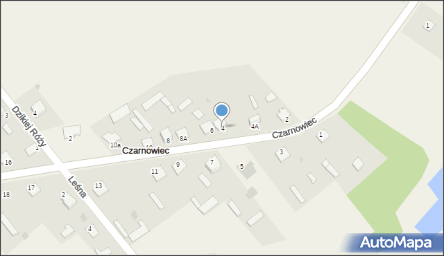 Czarnowiec, Radosna, 10, mapa Czarnowiec