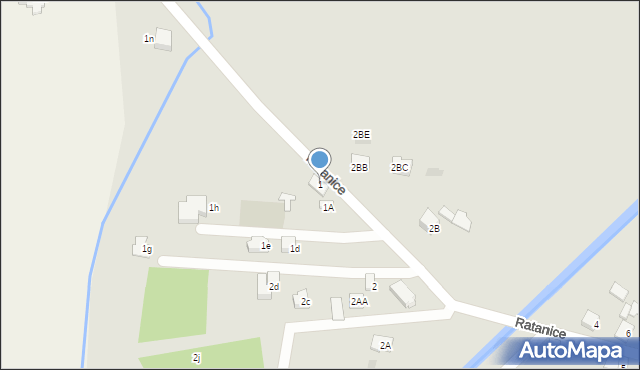 Dąbrowa Górnicza, Ratanice, 1, mapa Dąbrowa Górnicza