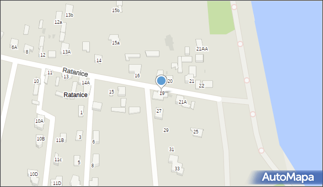 Dąbrowa Górnicza, Ratanice, 19, mapa Dąbrowa Górnicza