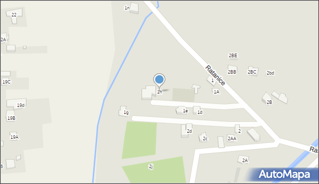 Dąbrowa Górnicza, Ratanice, 1h, mapa Dąbrowa Górnicza