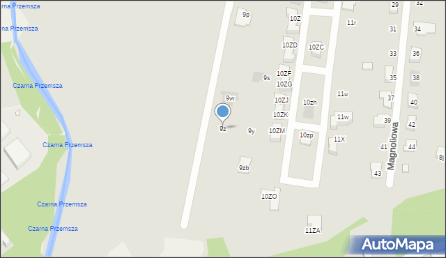 Dąbrowa Górnicza, Ratanice, 9z, mapa Dąbrowa Górnicza