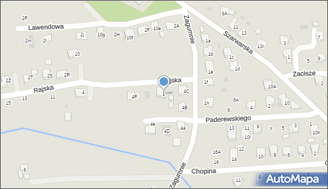 Dąbrowa Tarnowska, Rajska, 1, mapa Dąbrowa Tarnowska