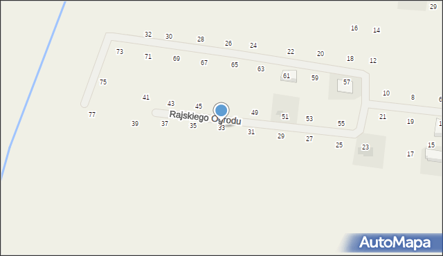 Dobra, Rajskiego Ogrodu, 33, mapa Dobra