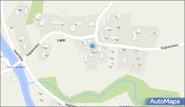Dzianisz, Rąbanisko, 16, mapa Dzianisz
