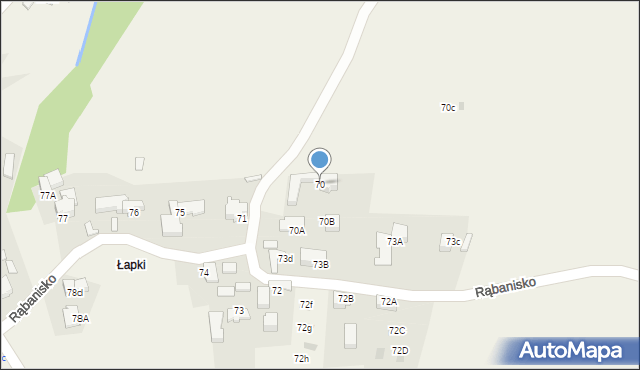 Dzianisz, Rąbanisko, 23, mapa Dzianisz