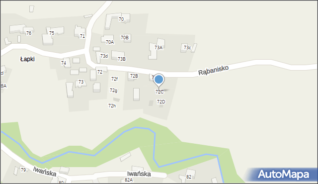 Dzianisz, Rąbanisko, 36, mapa Dzianisz