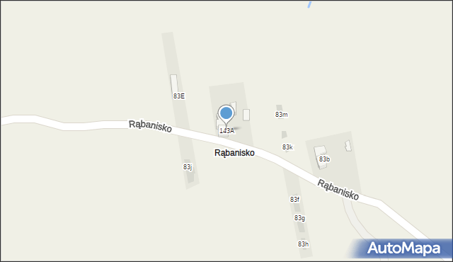 Dzianisz, Rąbanisko, 49, mapa Dzianisz