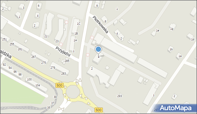 Elbląg, Rawska, 4, mapa Elbląga