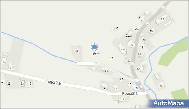 Garliczka, Radosna, 93, mapa Garliczka