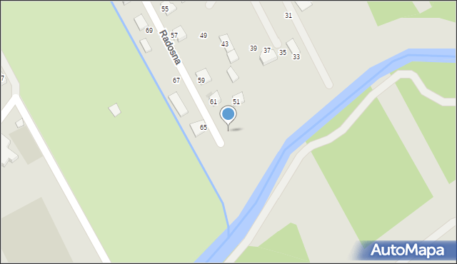 Garwolin, Radosna, 63, mapa Garwolin