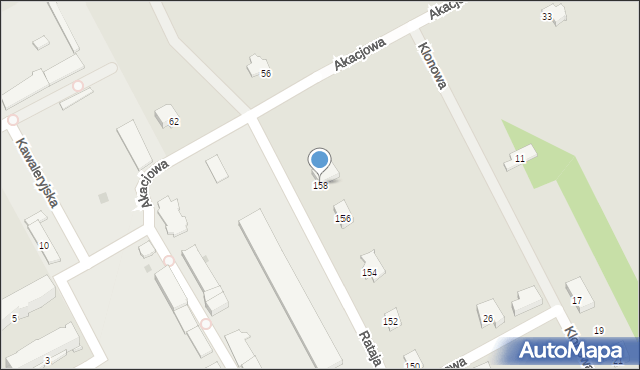 Garwolin, Rataja Macieja, 158, mapa Garwolin