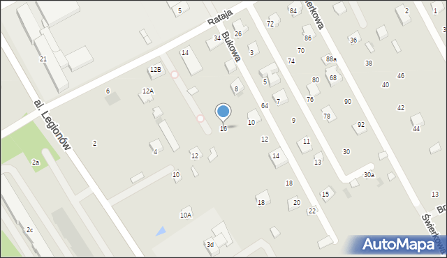 Garwolin, Rataja Macieja, 16, mapa Garwolin