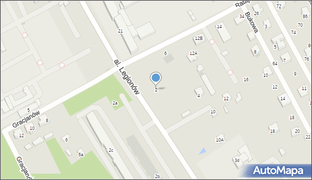 Garwolin, Rataja Macieja, 2, mapa Garwolin