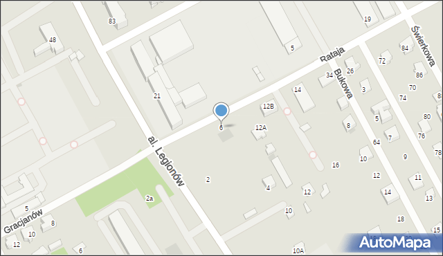 Garwolin, Rataja Macieja, 6, mapa Garwolin