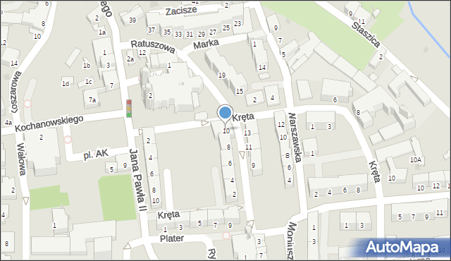 Głubczyce, Ratuszowa, 10, mapa Głubczyce