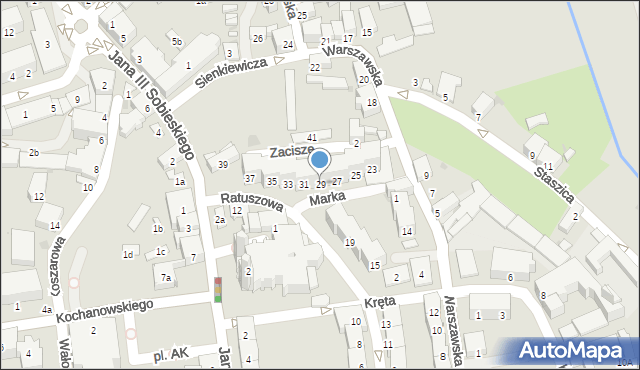 Głubczyce, Ratuszowa, 29, mapa Głubczyce