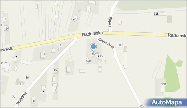 Góra Puławska, Radomska, 59A, mapa Góra Puławska