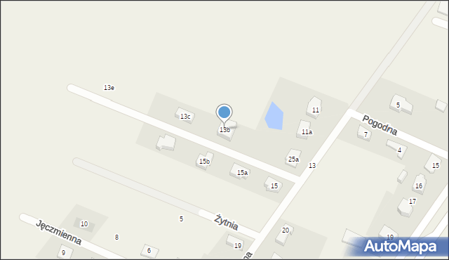 Grobelno, Radosna, 13b, mapa Grobelno