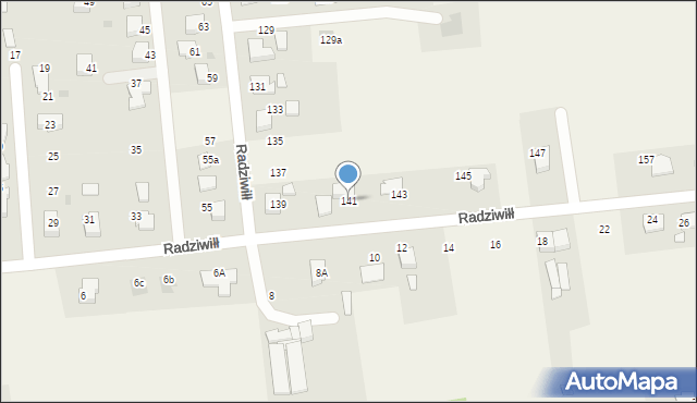 Grojec, Radziwiłł Marii, 141, mapa Grojec