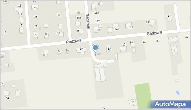 Grojec, Radziwiłł Marii, 8, mapa Grojec
