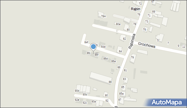 Inowrocław, Rąbińska, 86g, mapa Inowrocławia