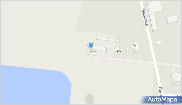 Inowrocław, Rakowicza Daniela, 104, mapa Inowrocławia