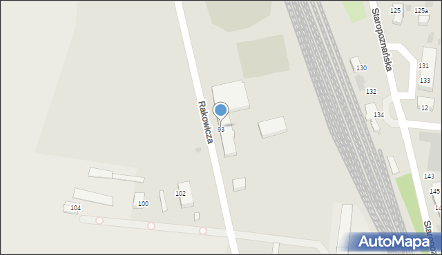 Inowrocław, Rakowicza Daniela, 95, mapa Inowrocławia