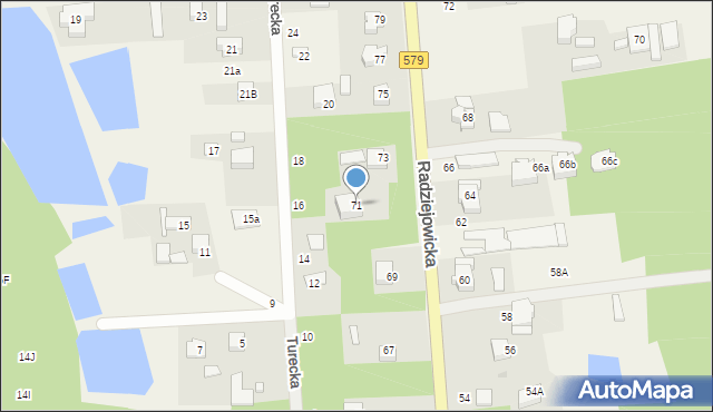 Janinów, Radziejowicka, 71, mapa Janinów