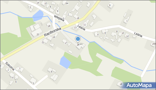 Jankowice, Raciborska, 15, mapa Jankowice