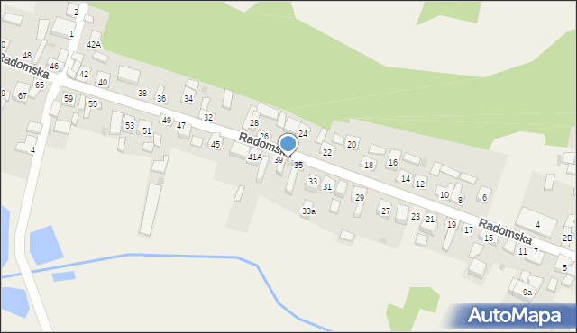 Janowiec, Radomska, 37, mapa Janowiec