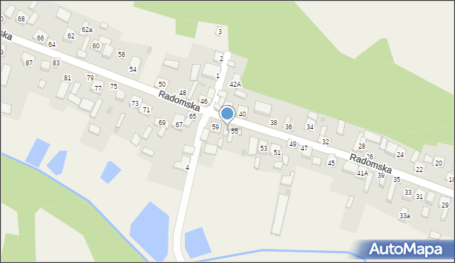 Janowiec, Radomska, 57, mapa Janowiec