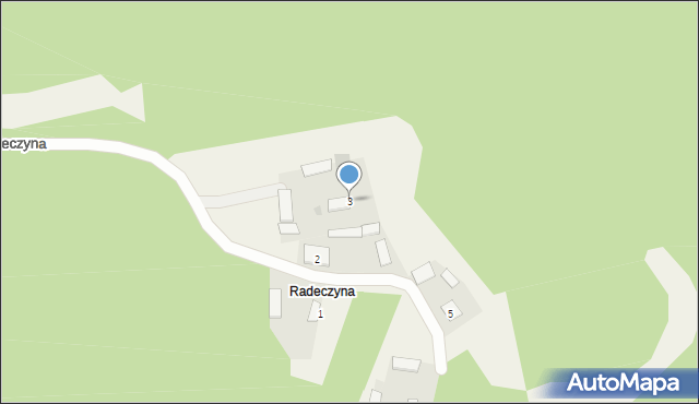 Jastkowice, Radeczyna, 3, mapa Jastkowice