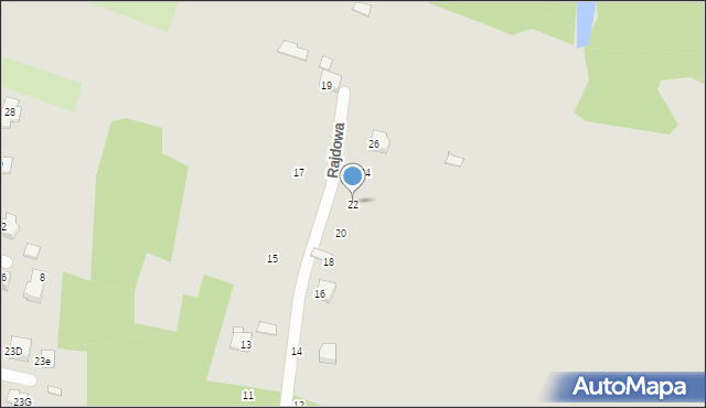 Jastrzębie-Zdrój, Rajdowa, 22, mapa Jastrzębie-Zdrój