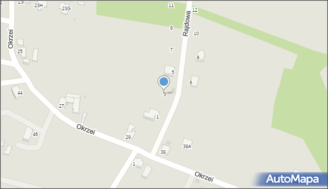 Jastrzębie-Zdrój, Rajdowa, 3, mapa Jastrzębie-Zdrój