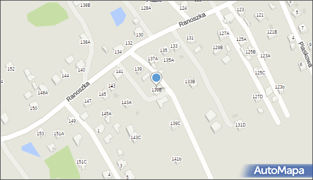 Jastrzębie-Zdrój, Ranoszka R., prof., 139B, mapa Jastrzębie-Zdrój
